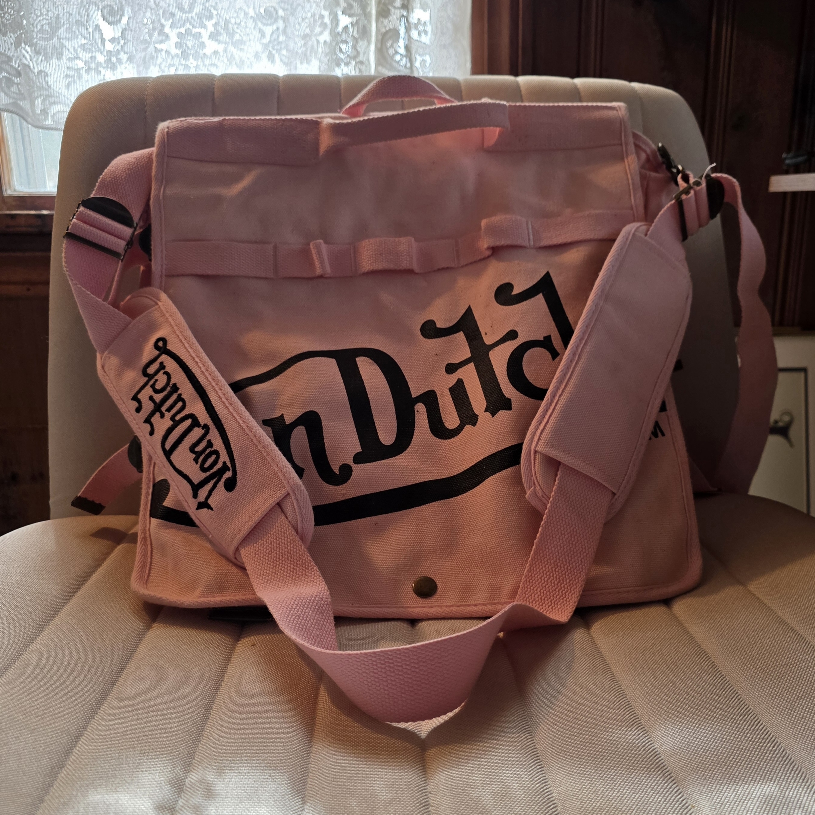 Von Dutch Large Cross Body Messenger Bag